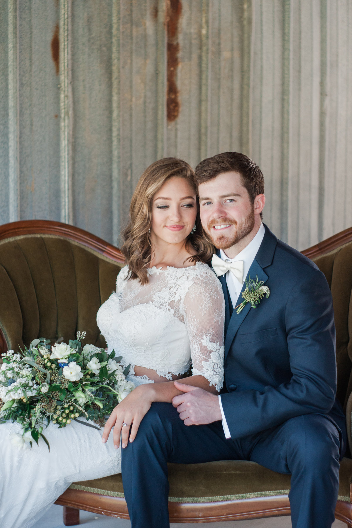Barn wedding inspiration photographed at Fussell Farm by Boone Photographer Wayfaring Wanderer. Fussell Farm is a gorgeous venue in Millers Creek, NC.