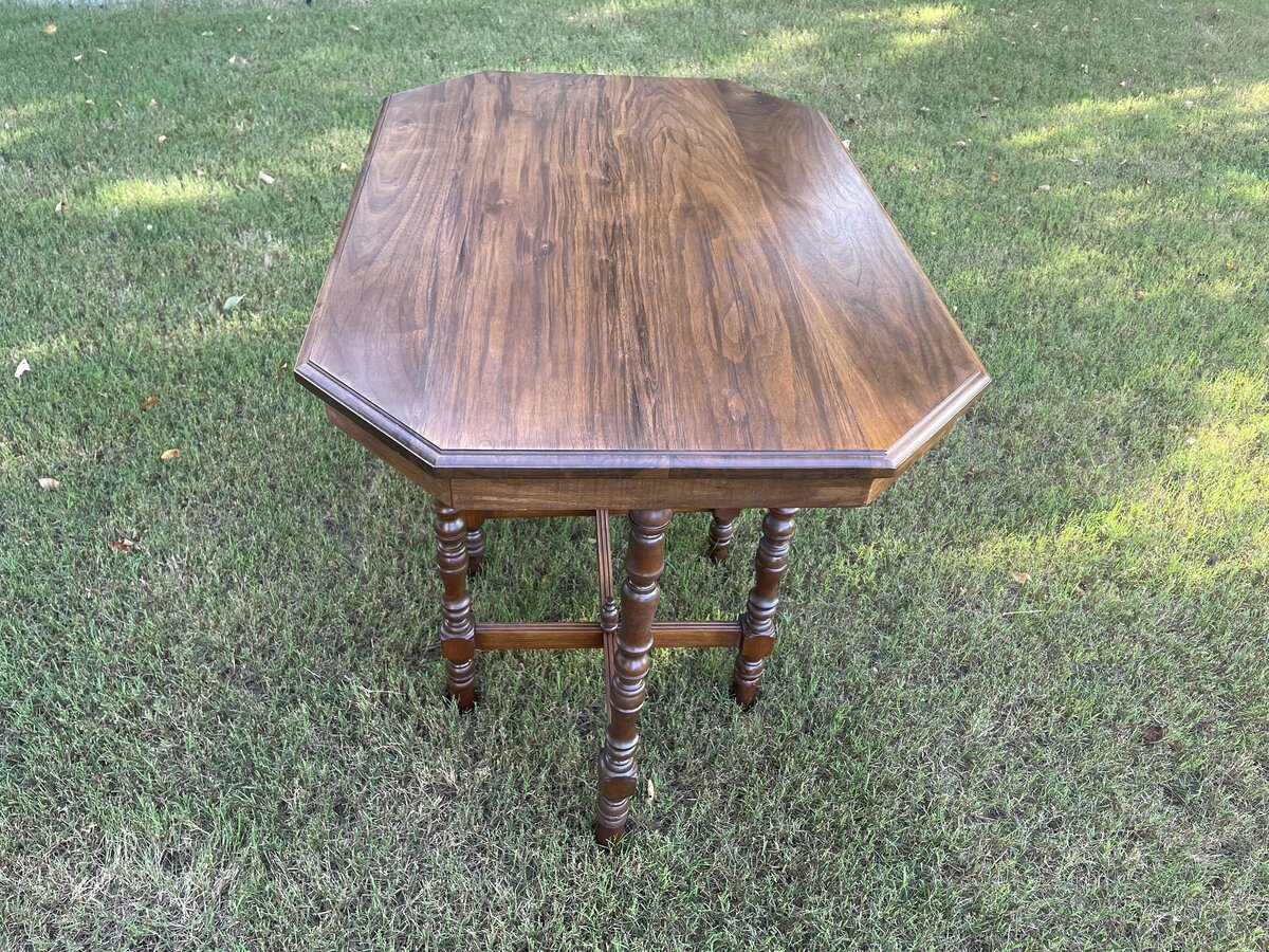 antique wood table repair