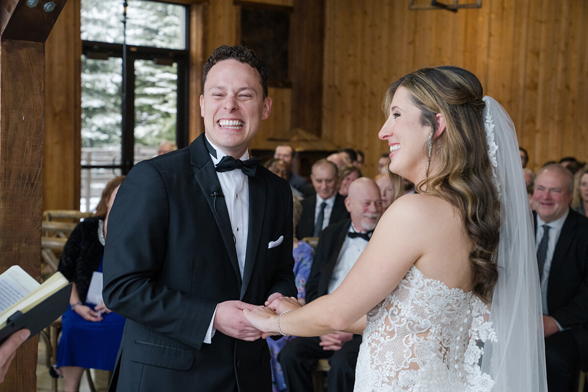 vows at wedding ceremony