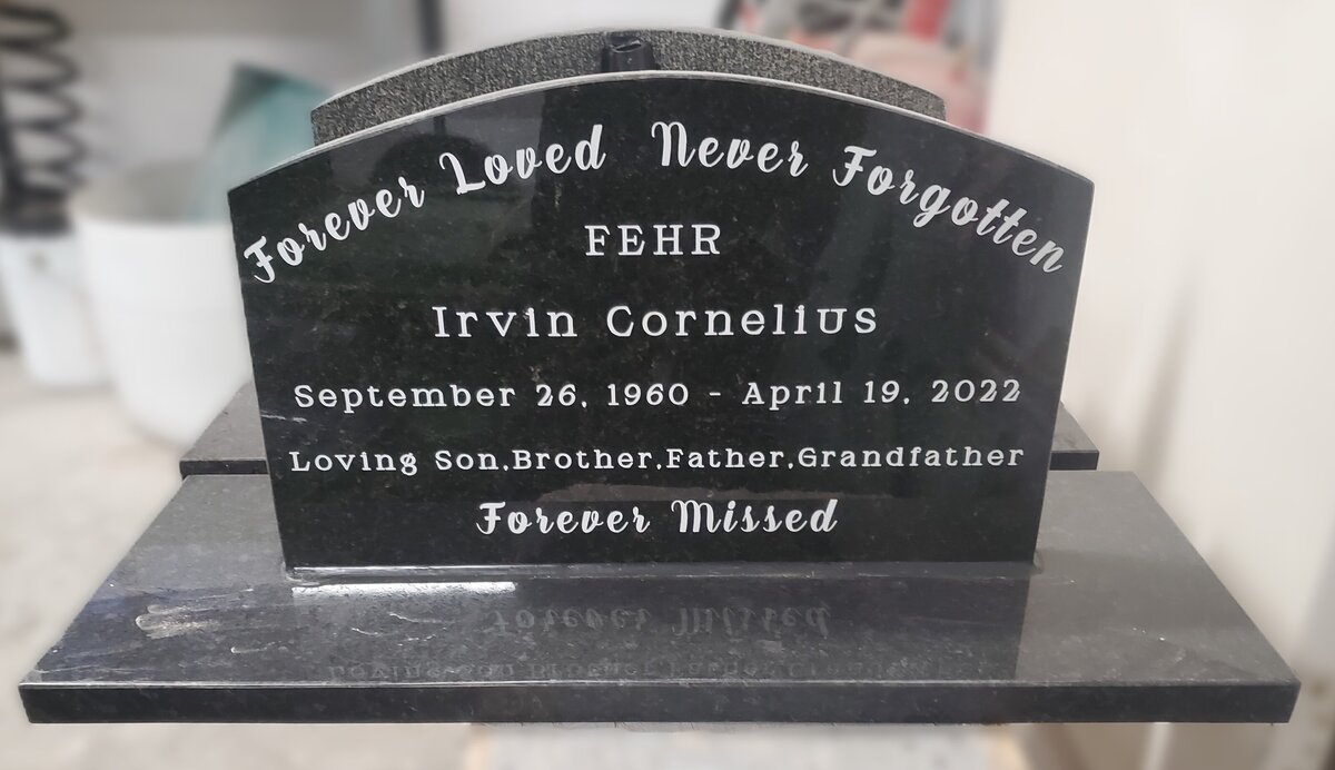 forever loved never forgotten tombstone