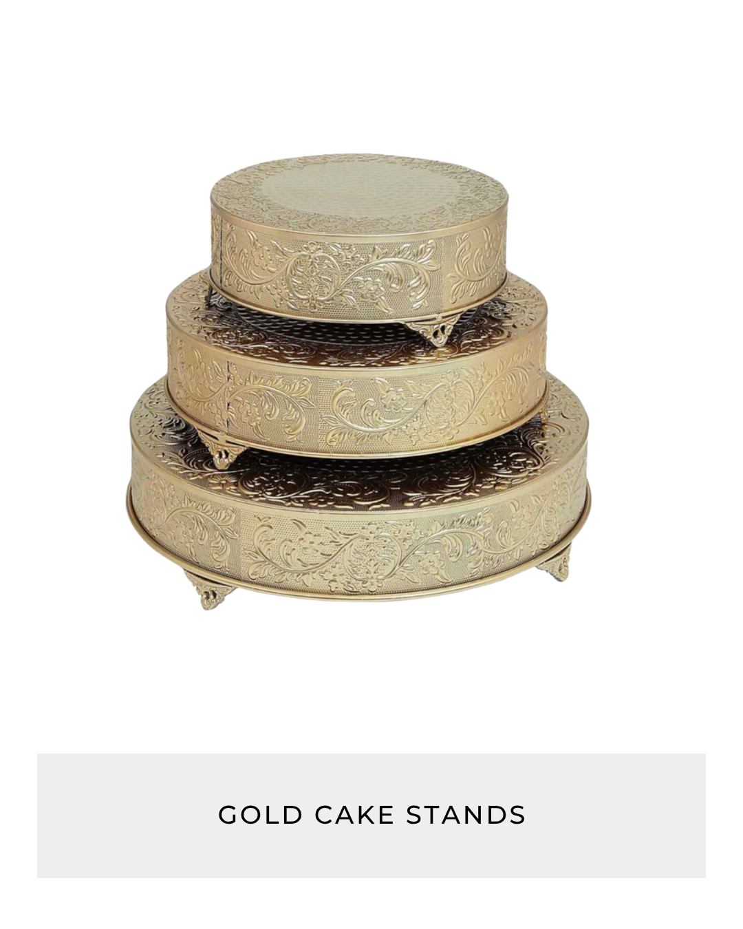 Gold Cake Stands