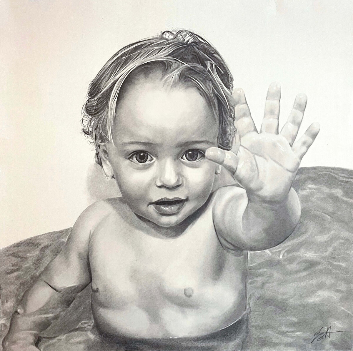 realistic-baby-pencil-portrait