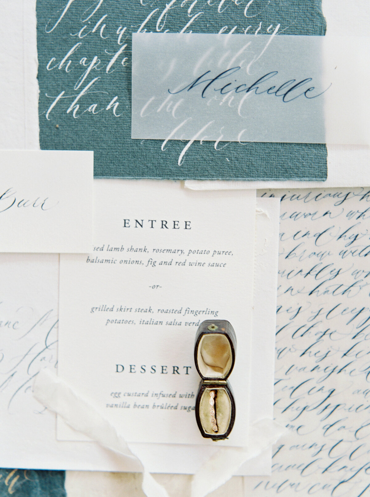 Allora & Ivy Event Co |  Dallas Wedding Planners & Event Designers | Navy & Gold Editorial Inspiration at The White Sparrow