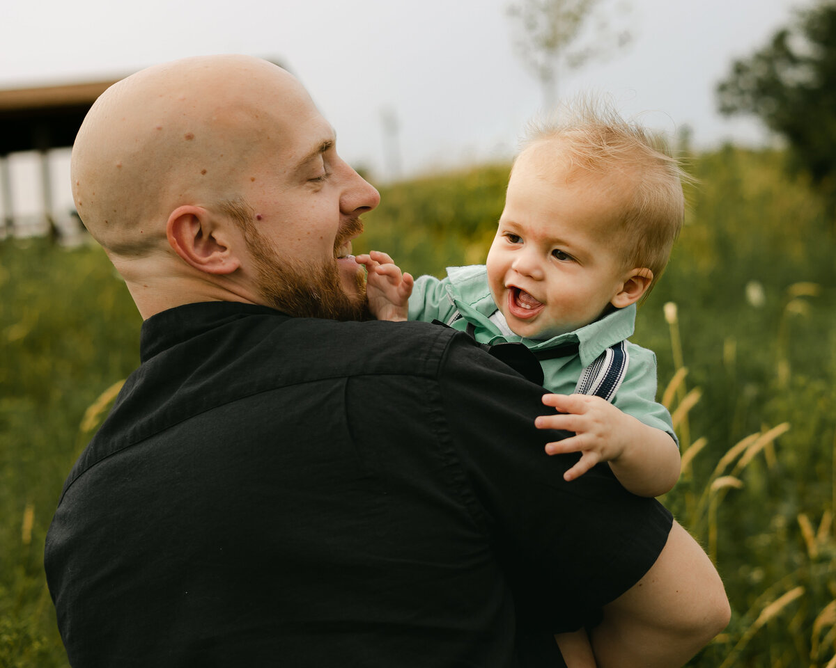 Dad and Baby Giggles