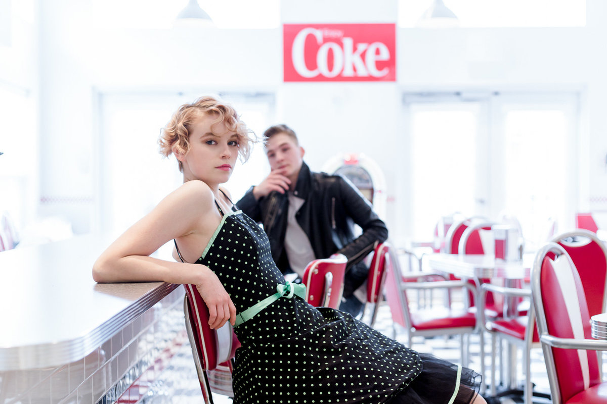 50's style shoot at the blue bird