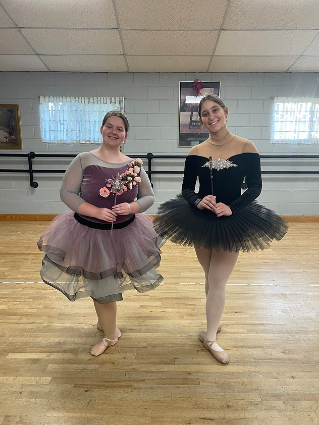 seniors from 23-24 in costume ready for recital 