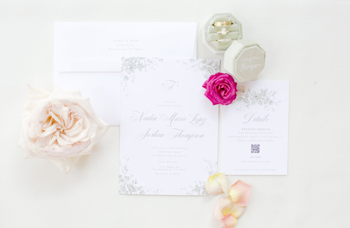 invitation suite-robin rogers photography-texas wedding photographer-lost mission
