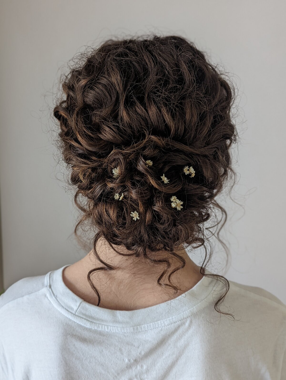 Austin Curly Bridal Hair Styling