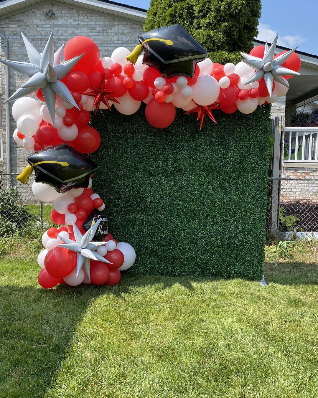 Grad party hedgewall