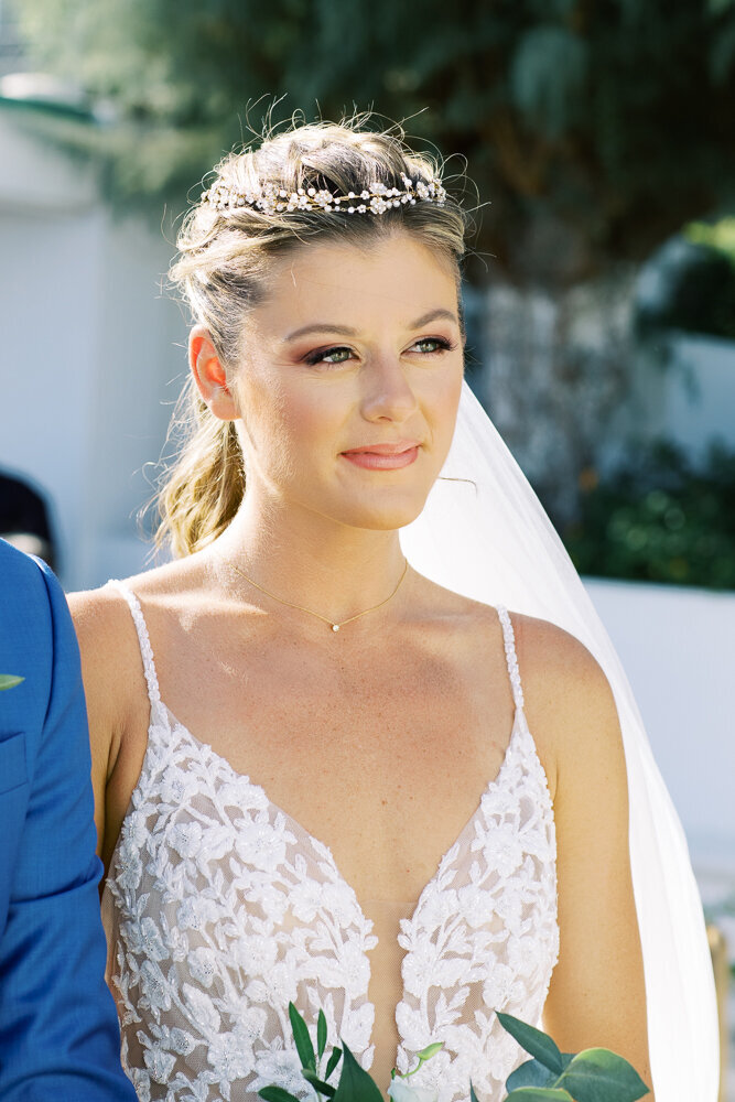 Villa wedding in Rhodes Greece with chandelier installations  (35)