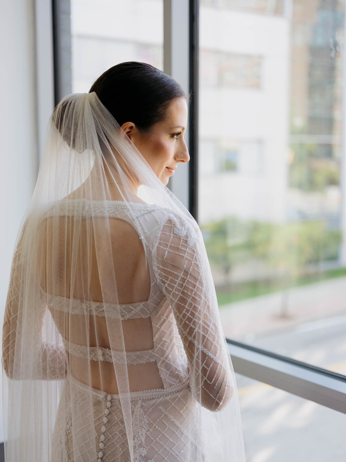 J.Andrietta wedding dress for bride's dream Shoreby Club wedding