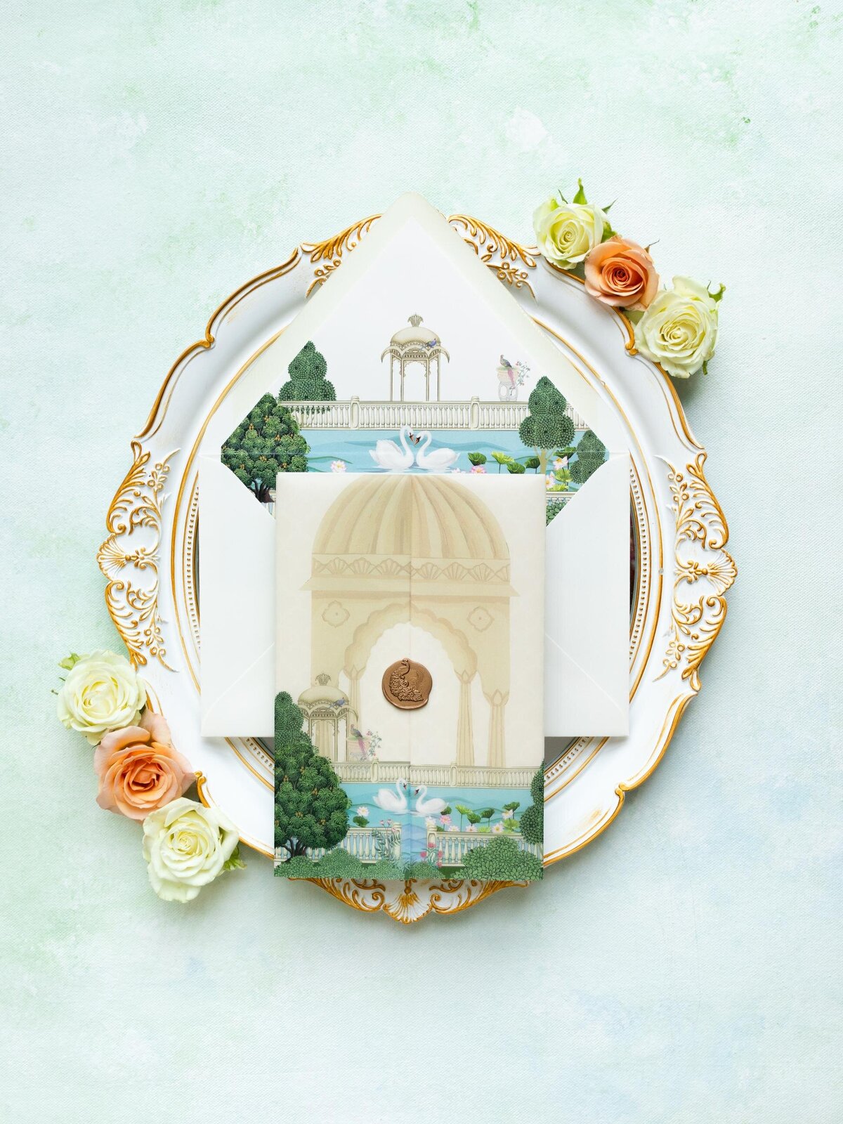 Mughal Garden Inspired Invite Suite Y+M 3