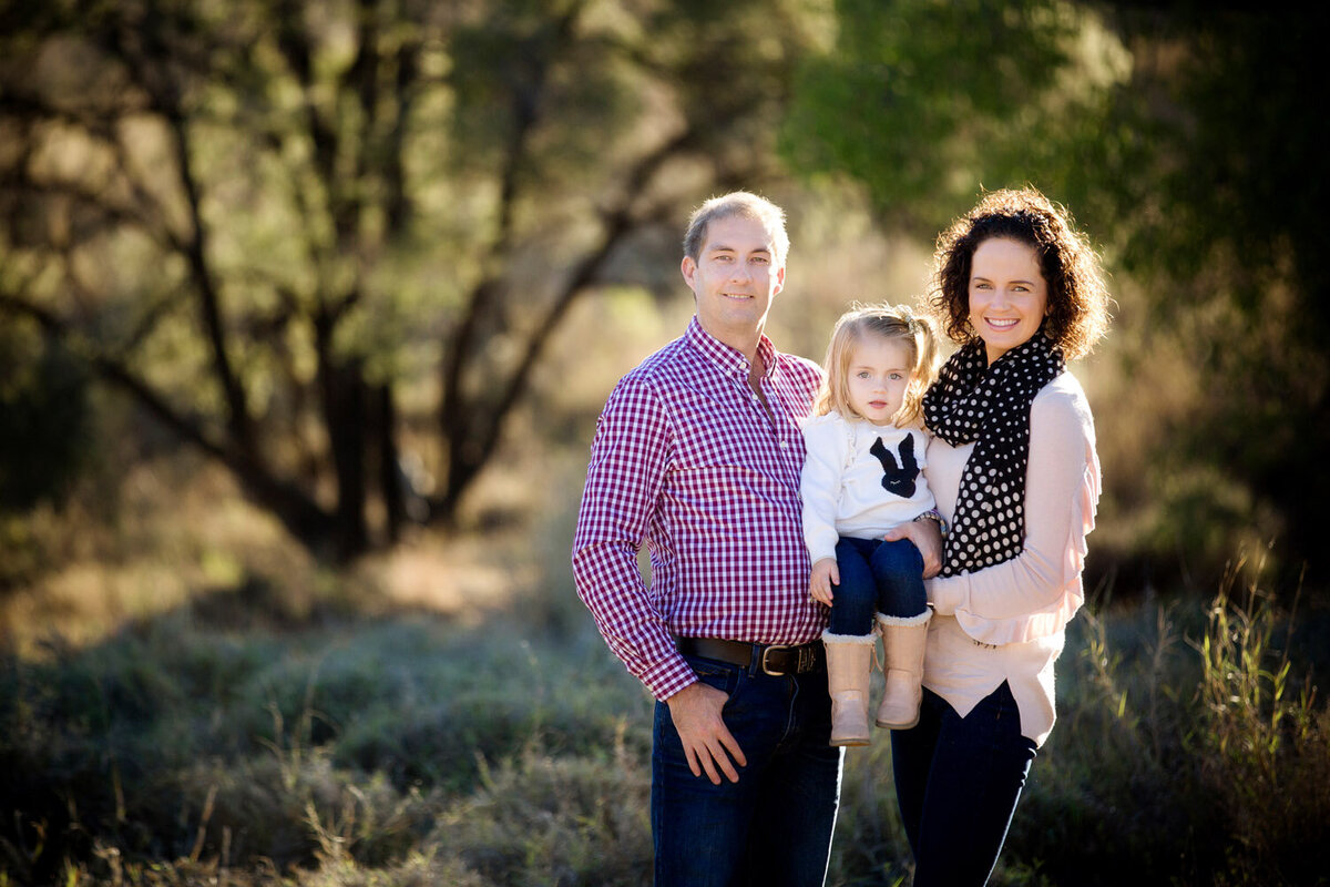 family photograph in rural Central Queensland