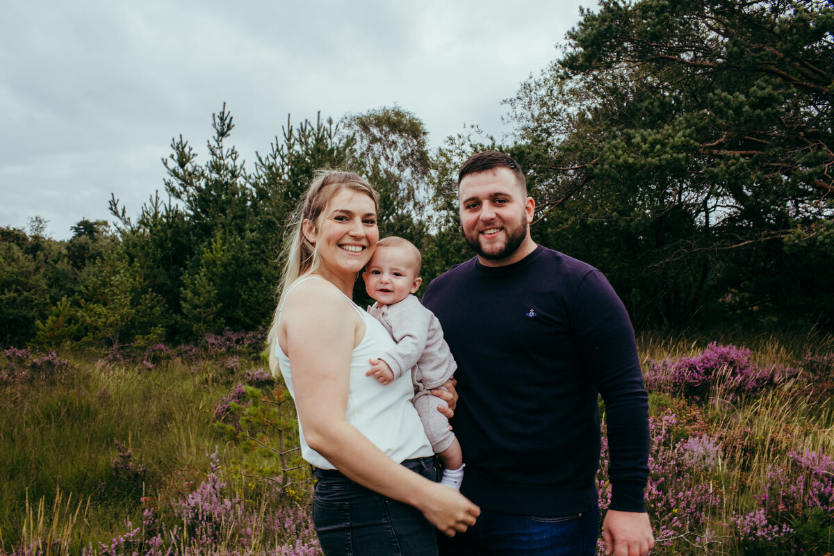 Chobham common is one of the best locations for family mini shoots, the colours of the wild plants are amazing