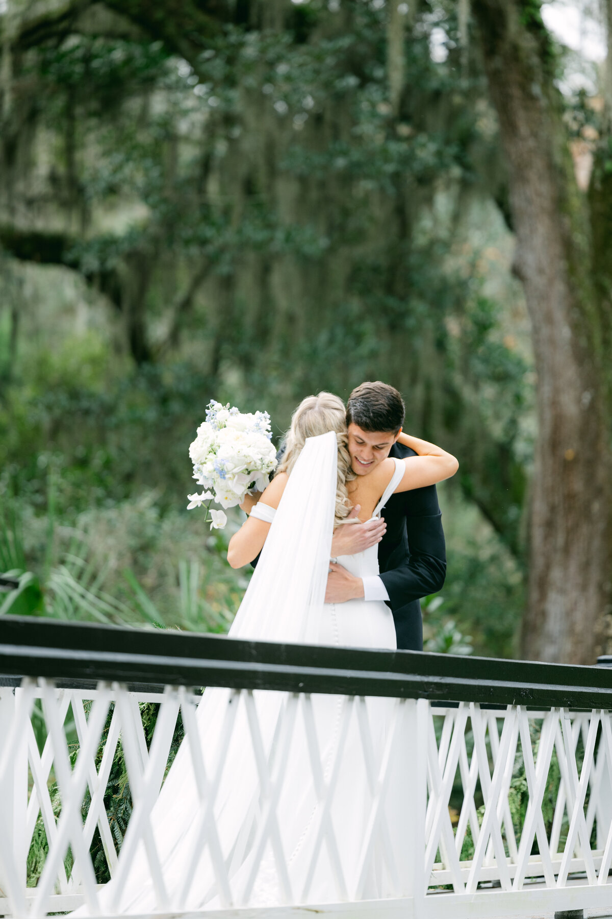 Katherine Horton Photography Sarah & Trey's Wedding Day Bride & Groom First Look 024