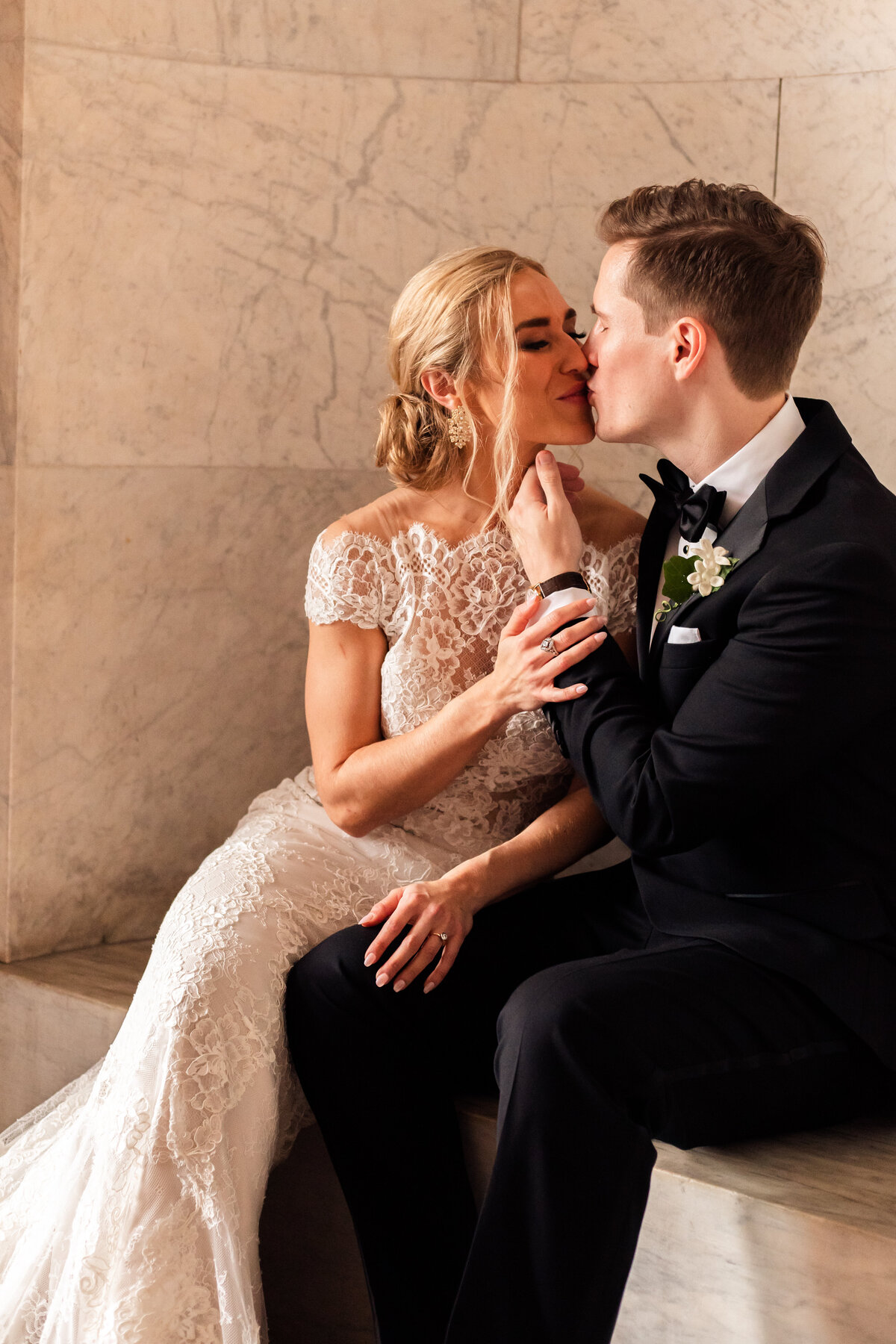 romantic wedding portraits in washington dc by fairfax county photographer