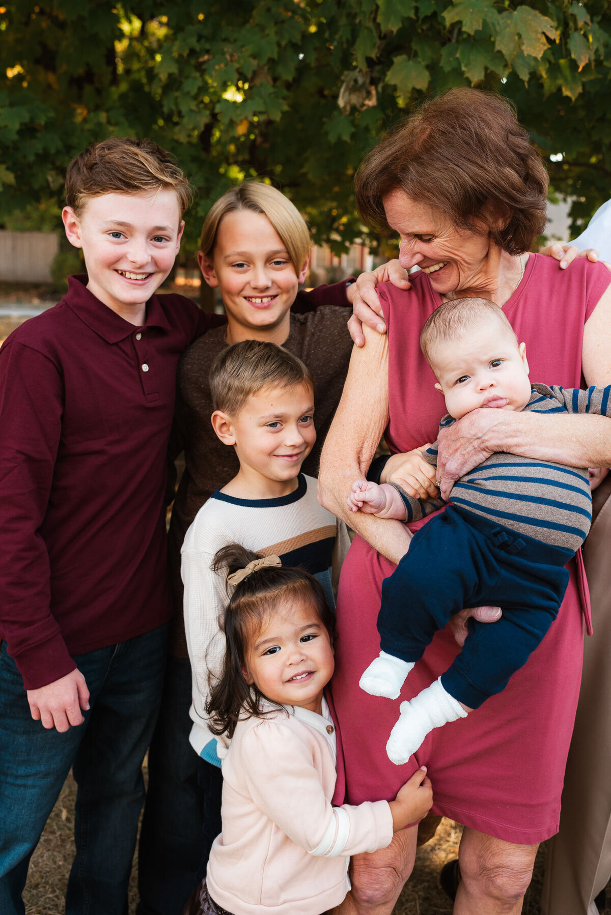 Goerge Large Fall Family Session, At Home Grandparent Anniversary Gift Session, Somerset NJ, Nichole Tippin Photography-27