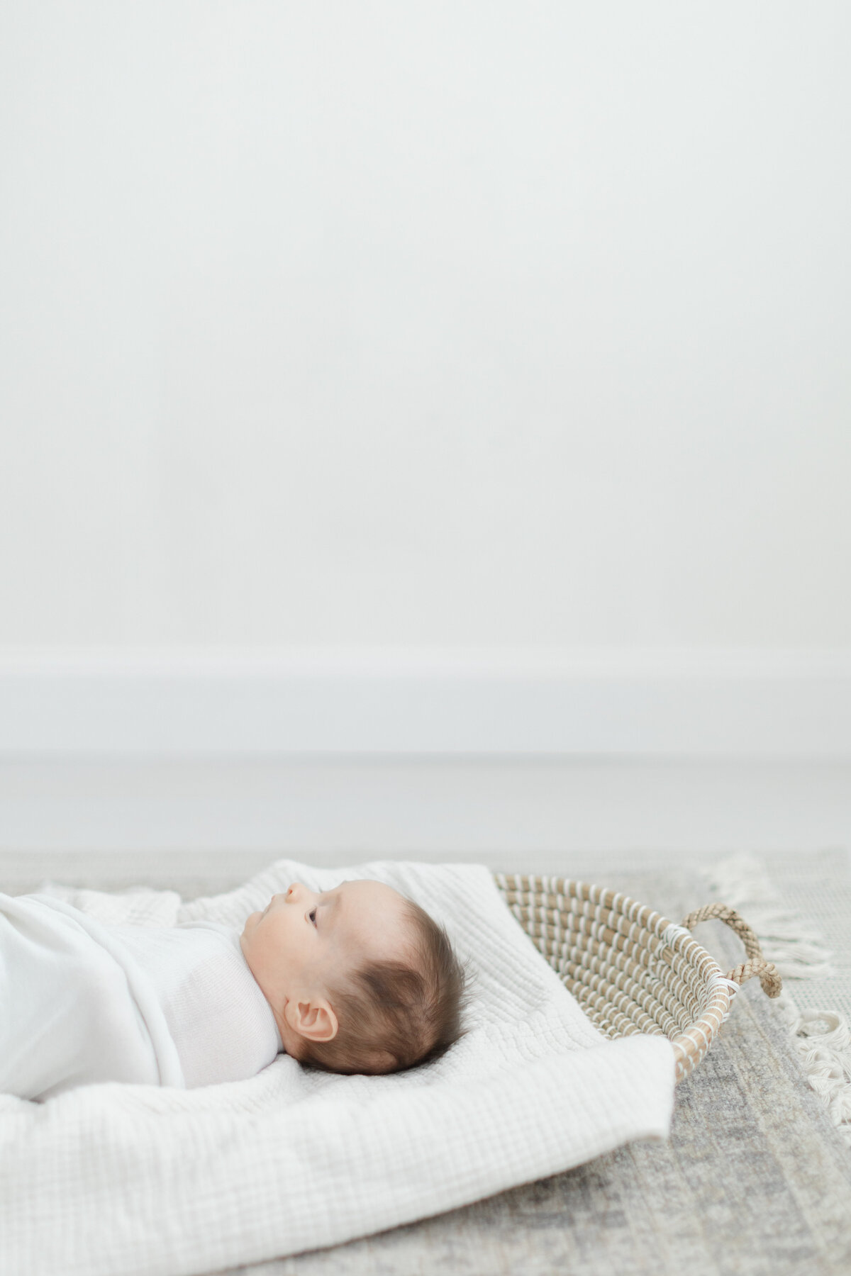 3 month baby milestone portrait session at Philadelphia photography studio - 7