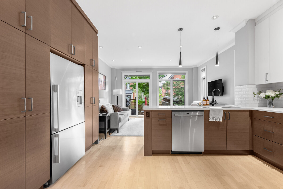 final image of our downtown bamboo interior and kitchen design project