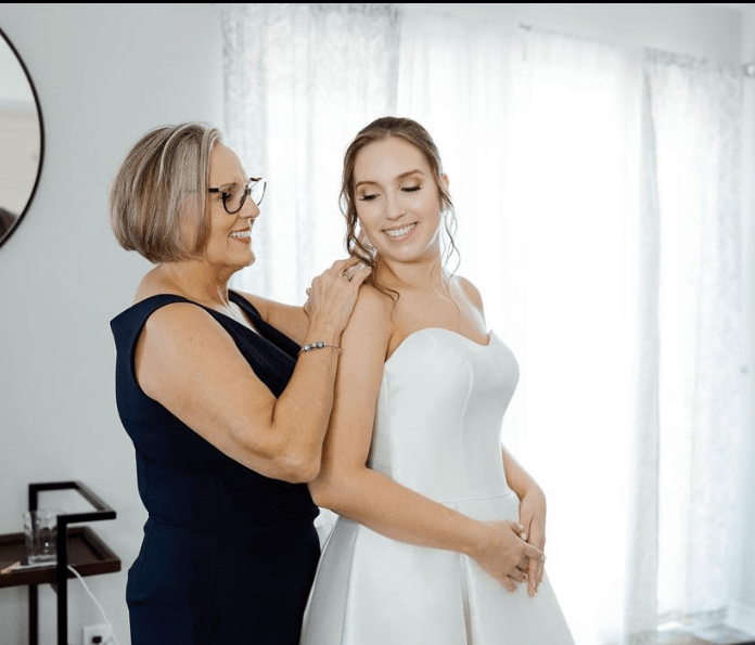 Mother_And_Bride_Posing_After_Receiving_Bridal_Makeup_And_Wedding_Makeup_Services_In_Kitchener_Waterloo