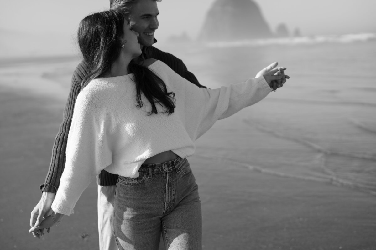 Playful-Engagement-Cannon-Beach-Haystack-Rock-Oregon-Coast55