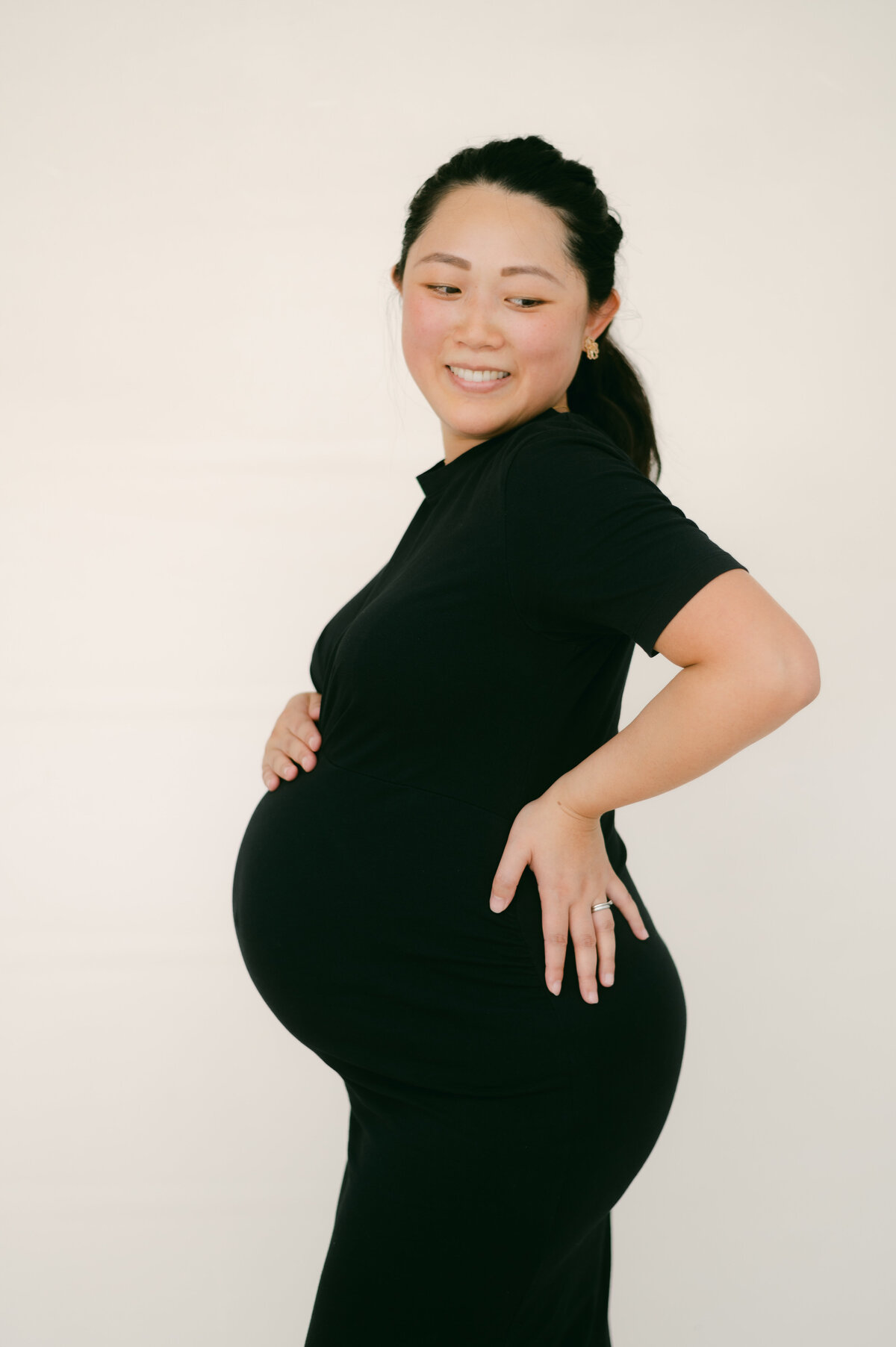 Lifestyle zwangerschapsshoot studio heeze