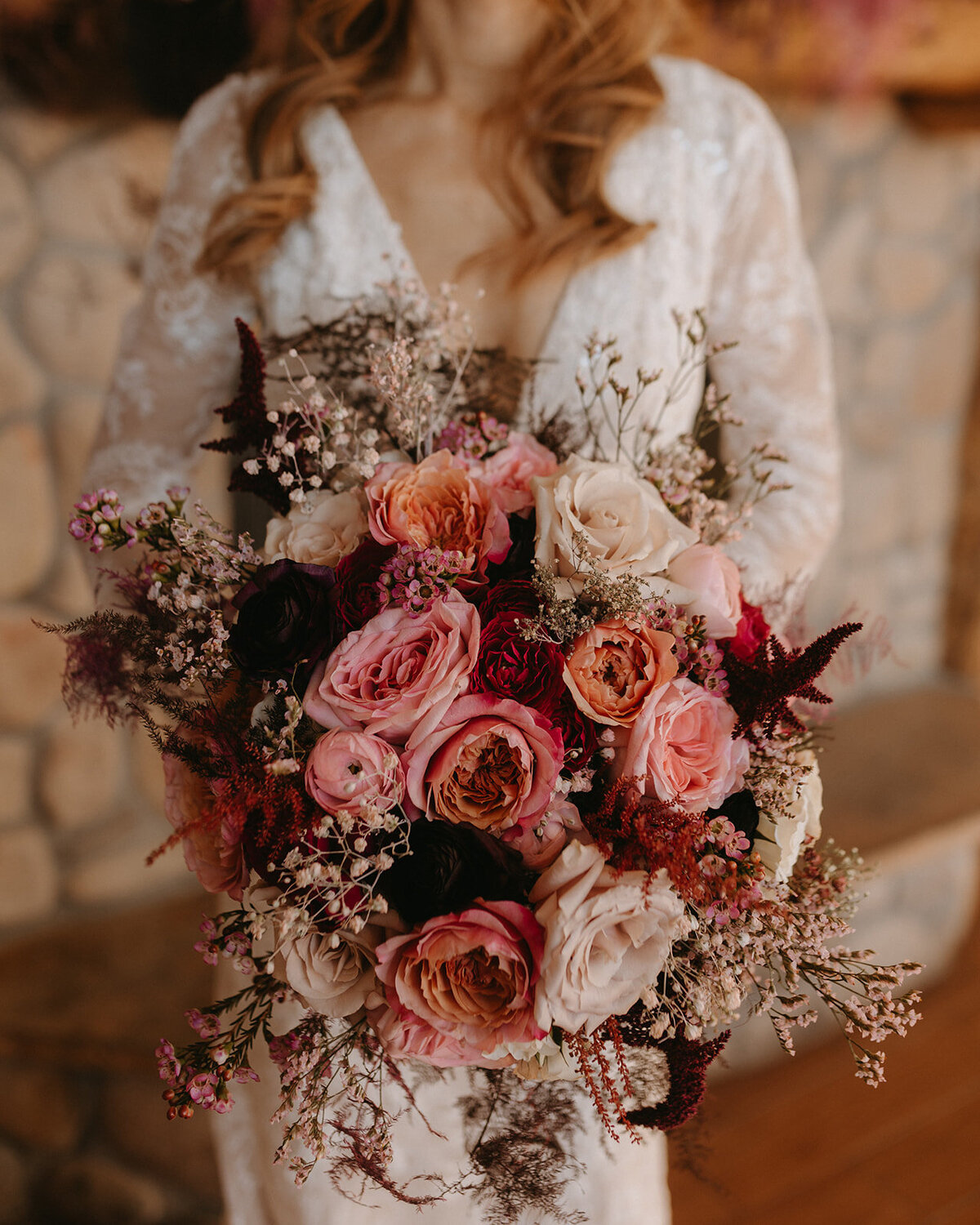 Pink Bridal bouquet