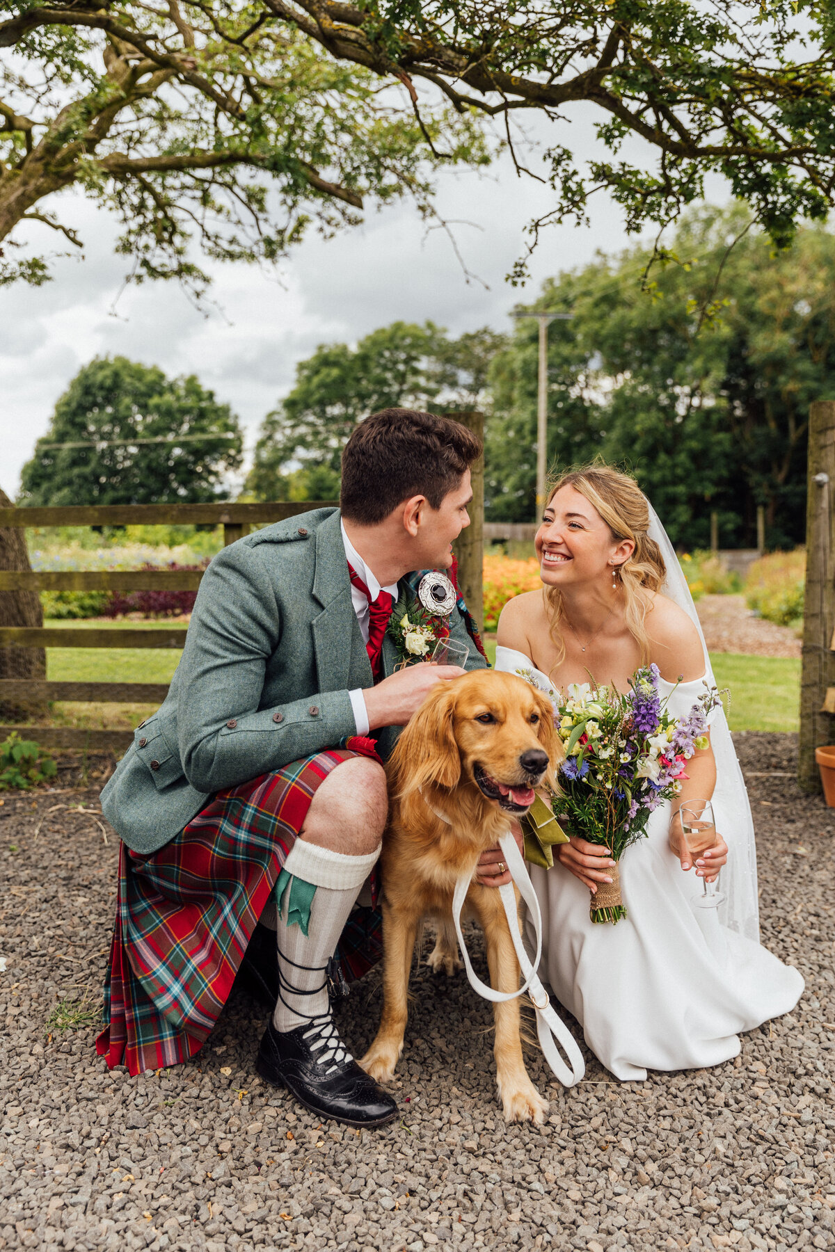 Bridal party at The Free Company wedding