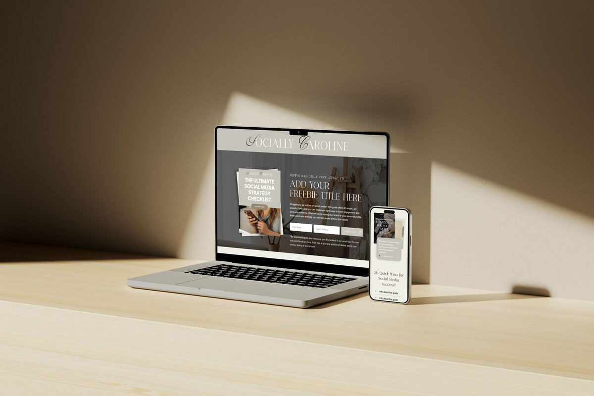 Main mockup