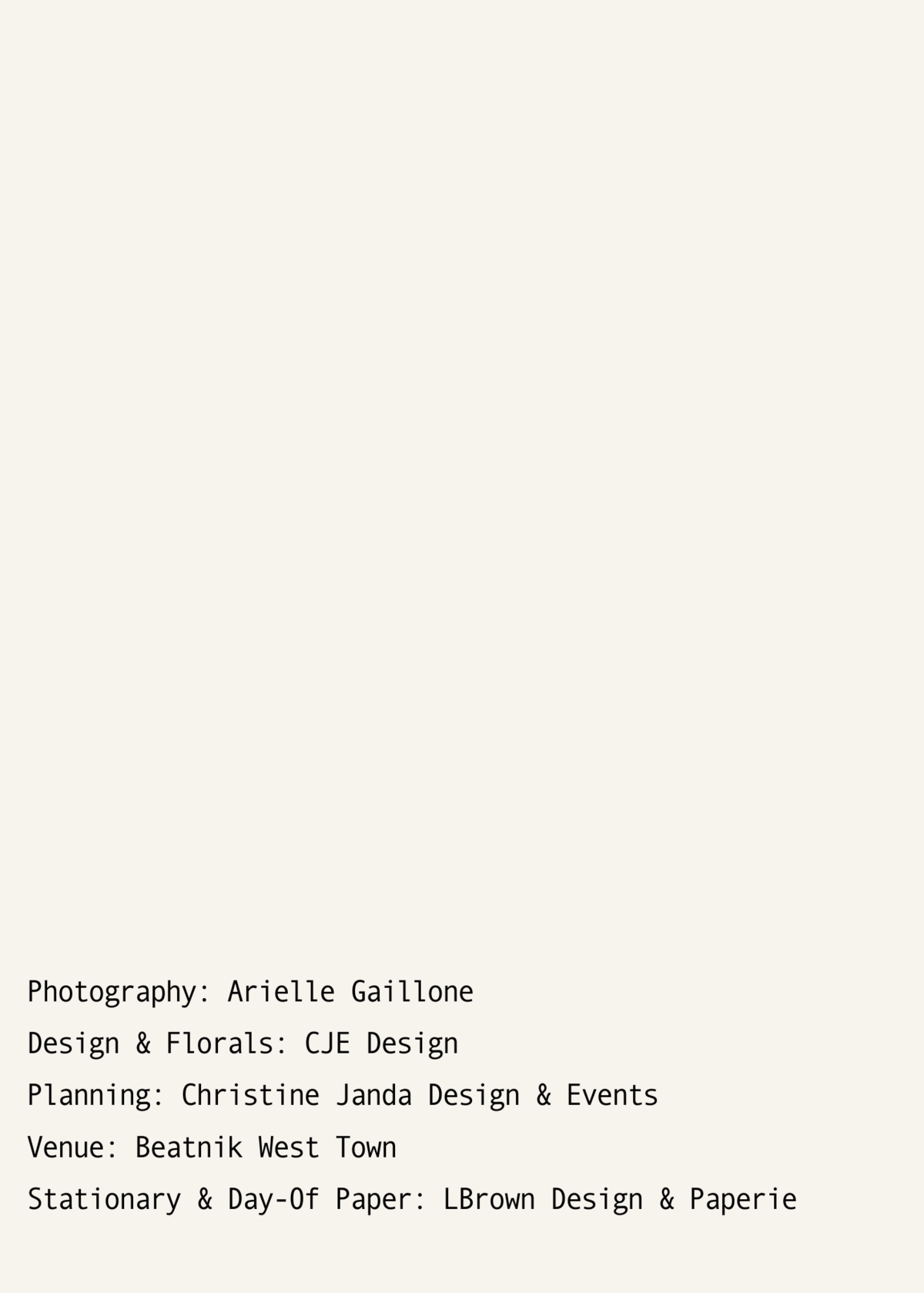 Chicago wedding vendors