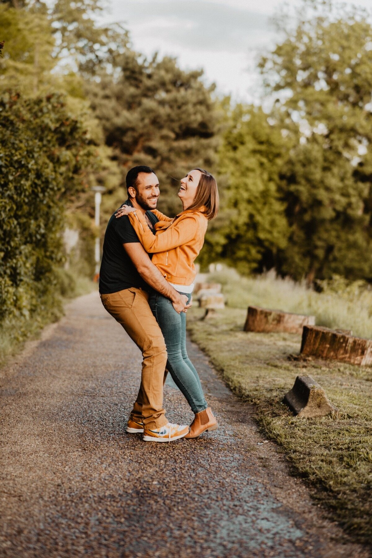 Engagement photos France