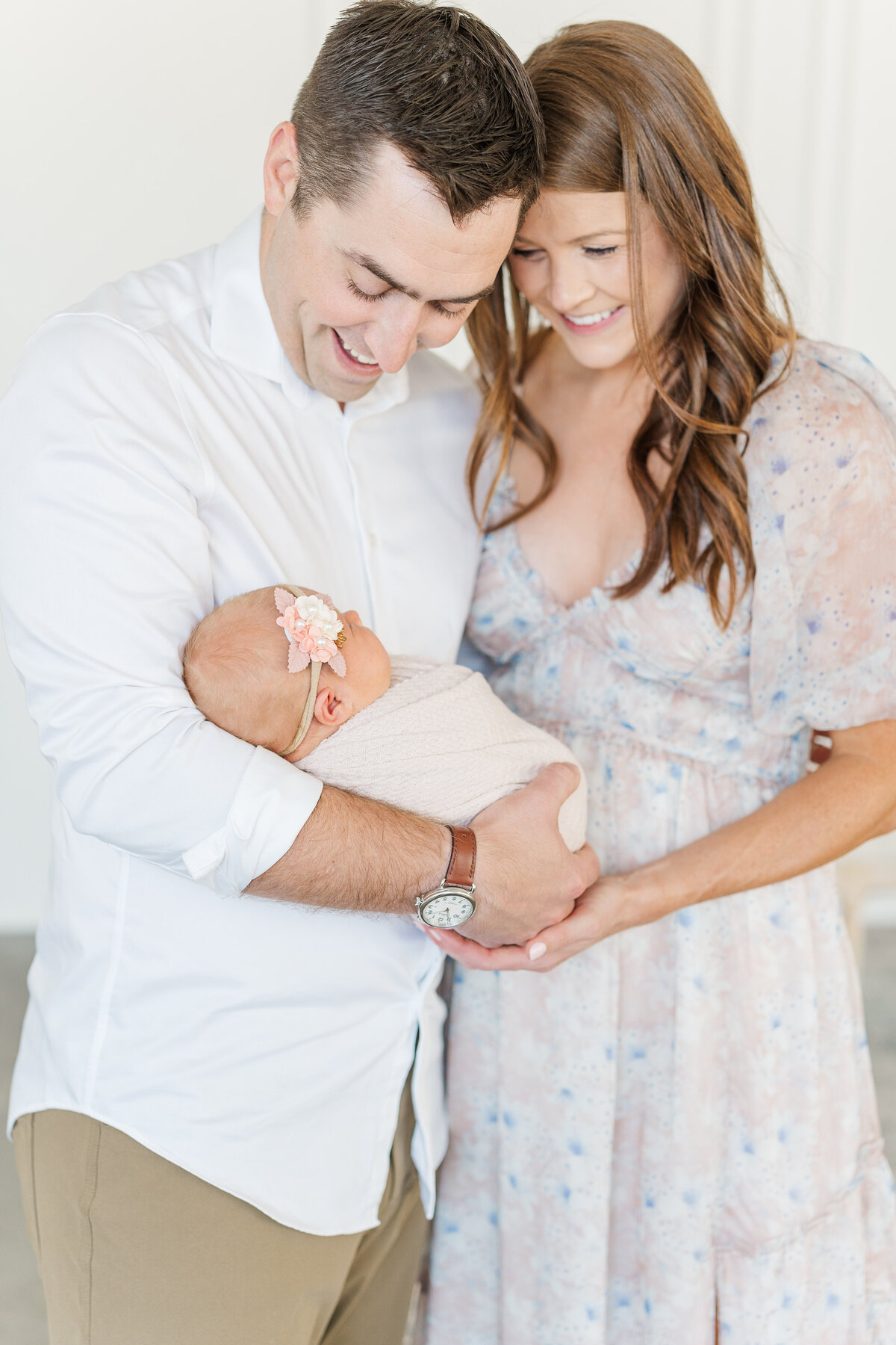 Natural Light Studio Newborn Baby Girl Light and Airy Timeless Client Closet Elena Spraguer Photography 0061