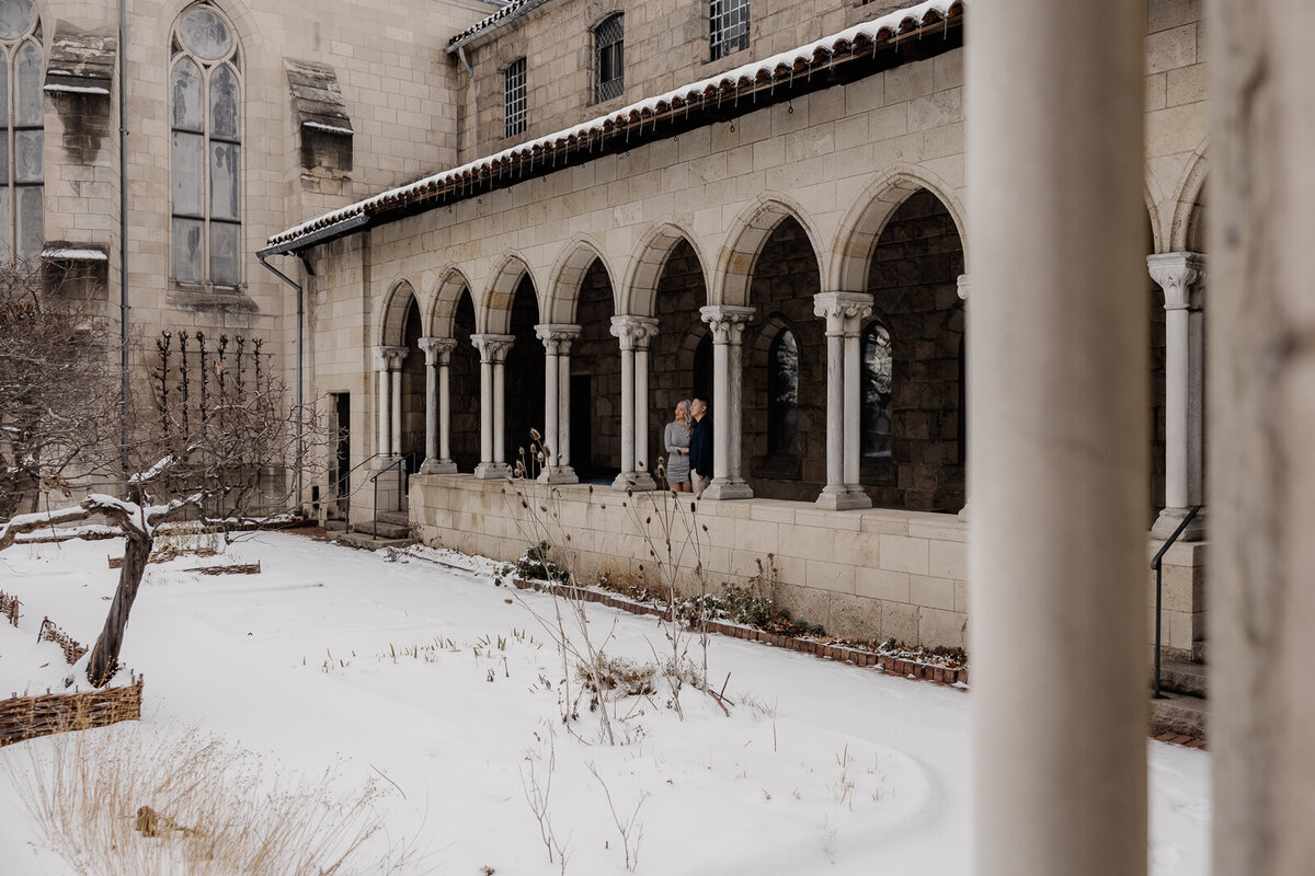 Engagement Photos at The Cloisters, NYC
