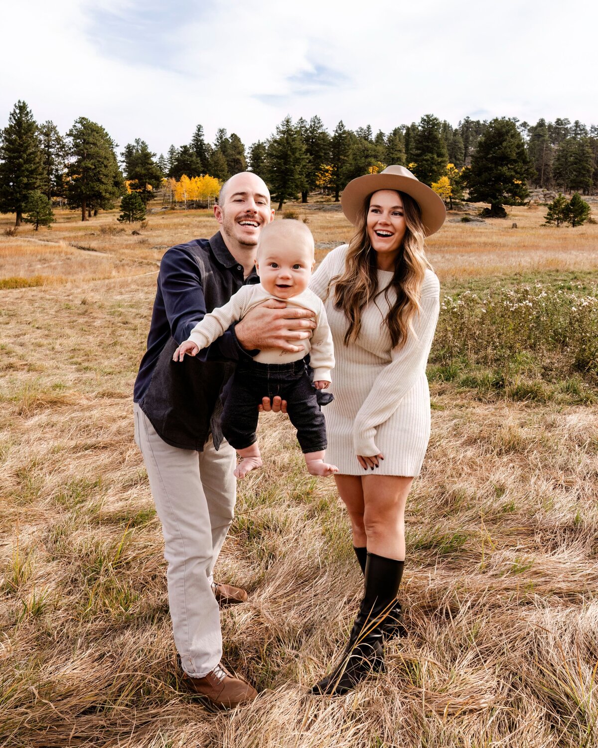 denver photographer - family smiling together