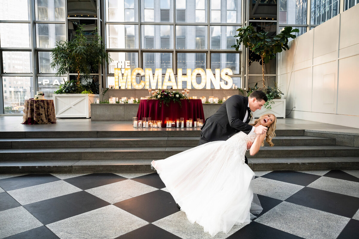 wedding picture at wintergarden