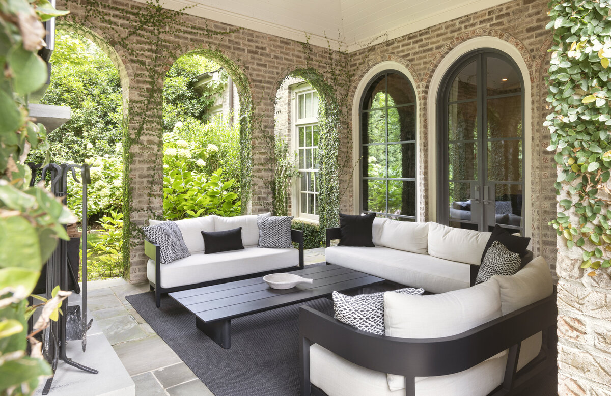 Covered Seating Area