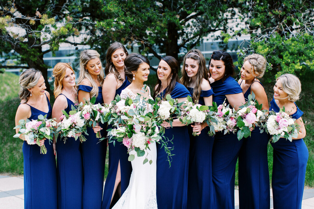 bridesmaids portrait