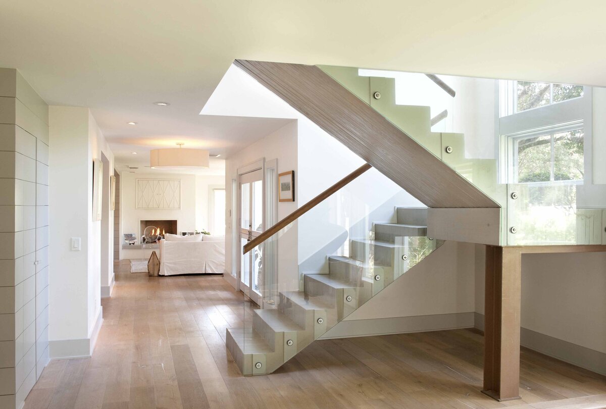 modern home's stairs