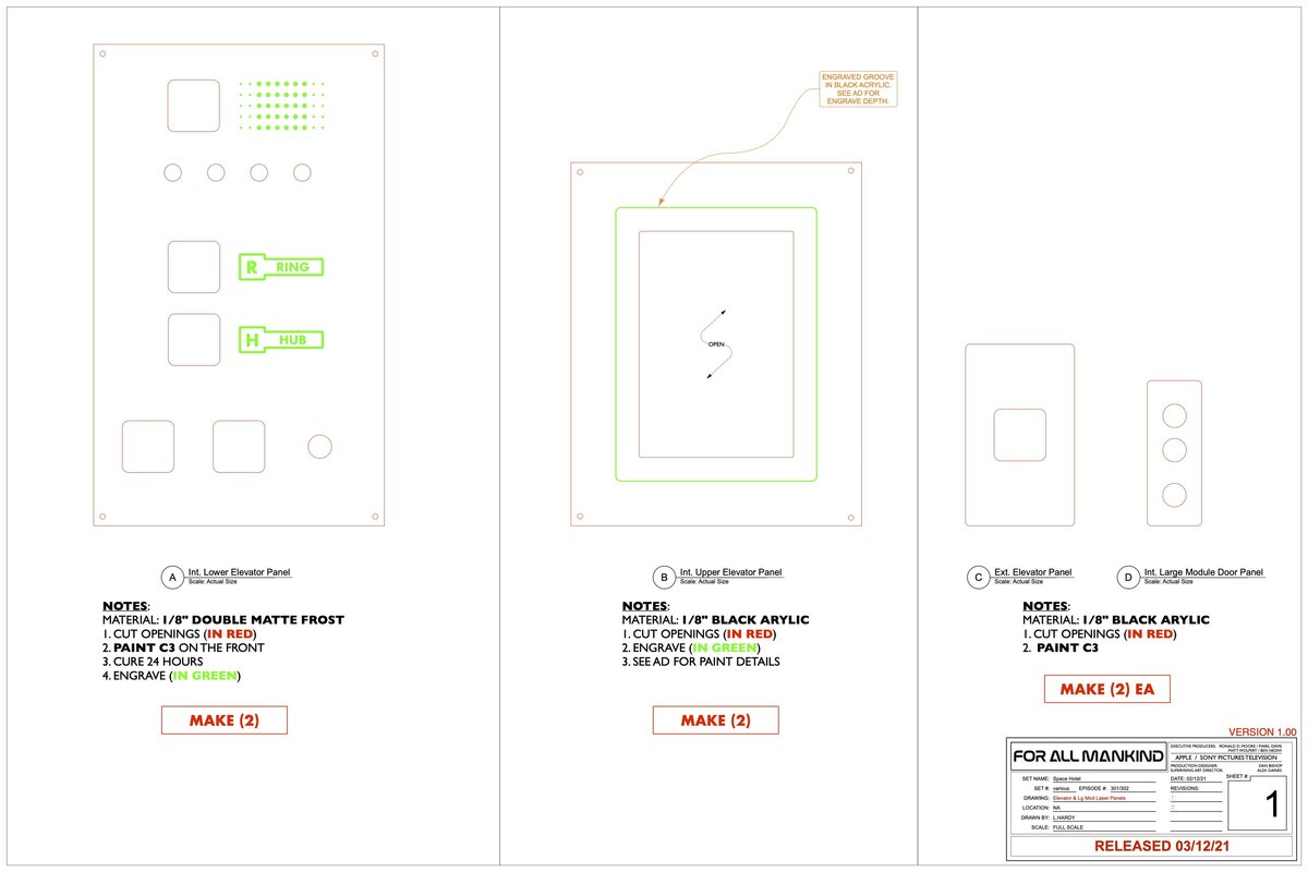 Space Hotel Elevator & Lg Mod Panel Cut File v1.00 lh