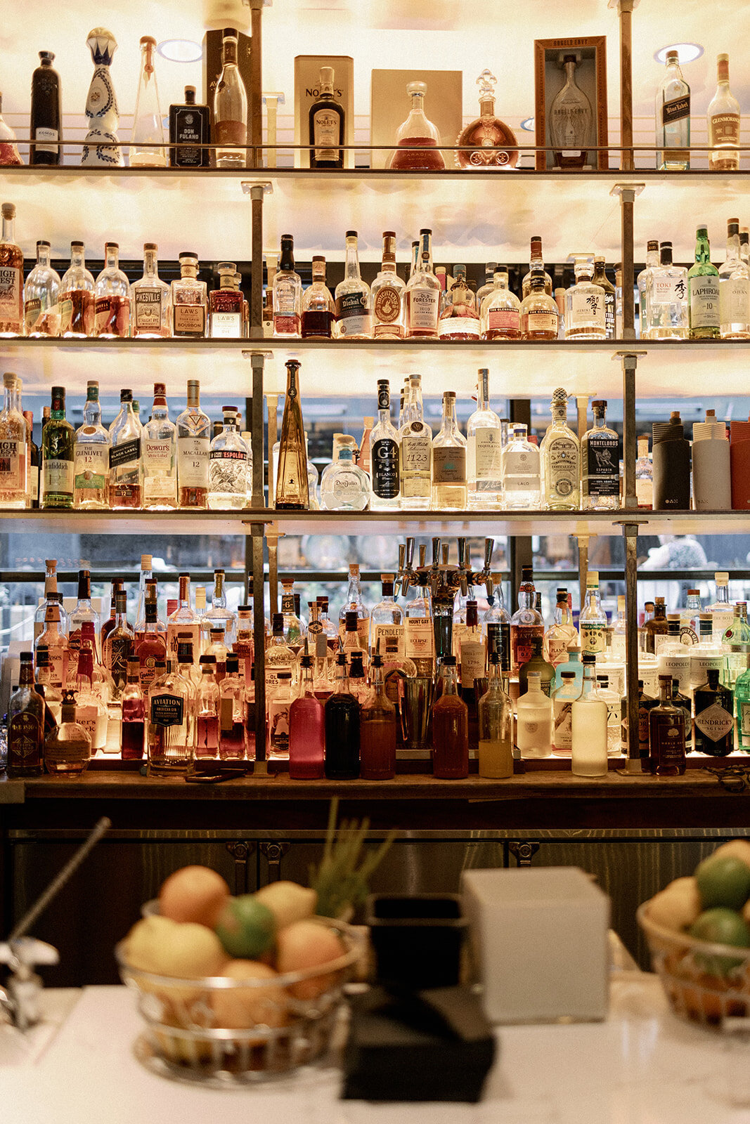 Bar at the Rally Hotel in Denver Colorado.