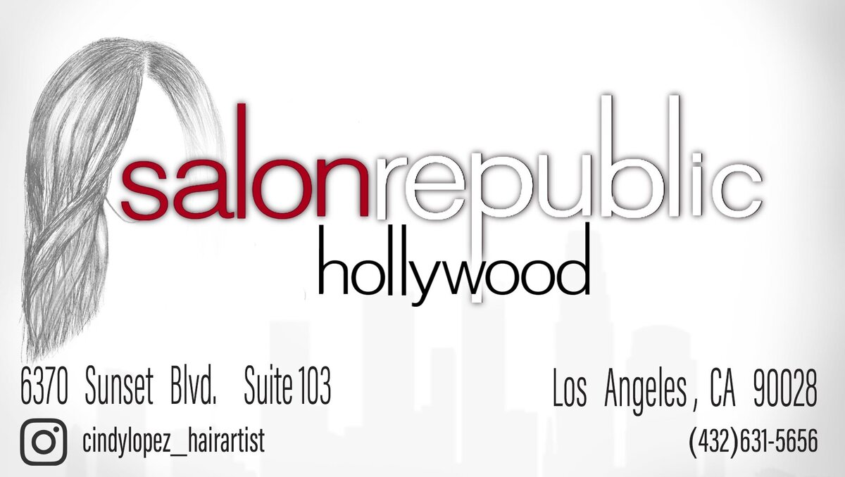 Salon Republic Hollywood wavy hair