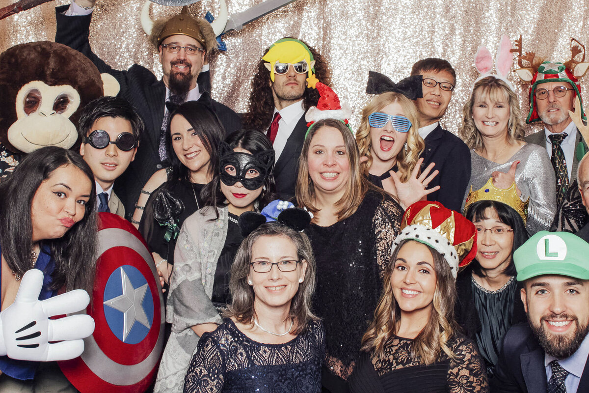 Luxury photo booth services at Felina wedding receptions in Ridgewood, Bergen County, New Jersey