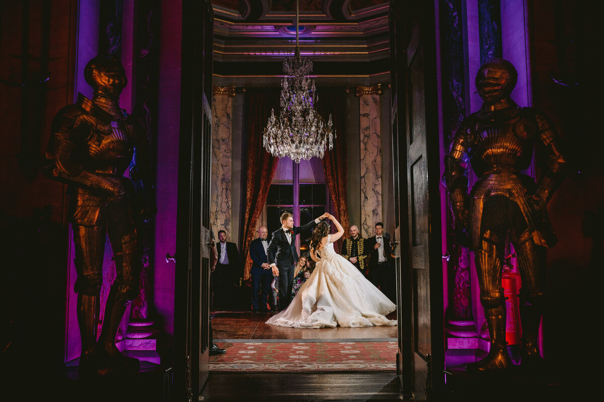 first dance at eastnor castle