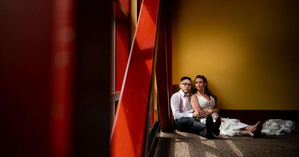 Bride Groom Wedding photography bear creek