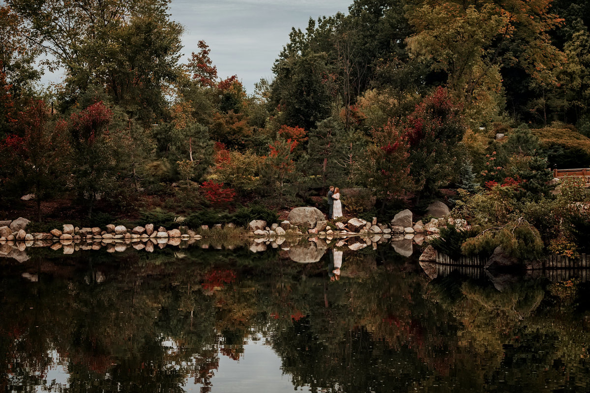 wedding reflection landscape