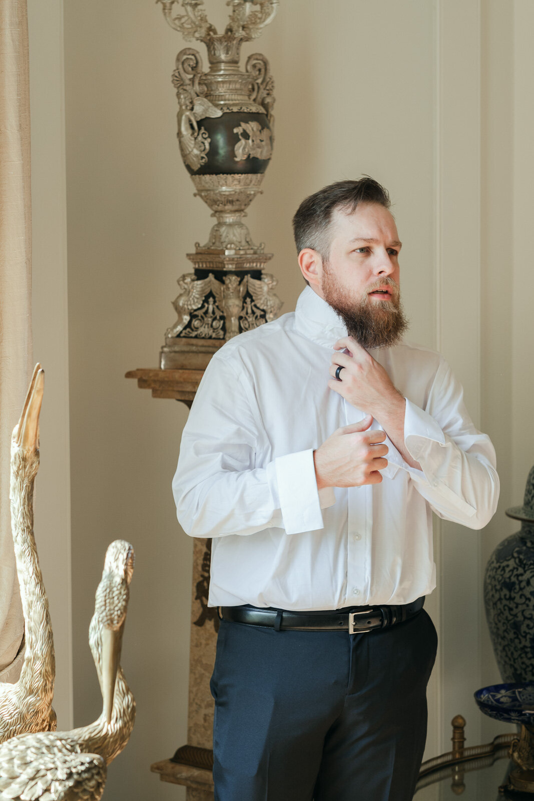 Elegant Wedding at Hinwick House, Northamptonshire - Destination Wedding Photography-53