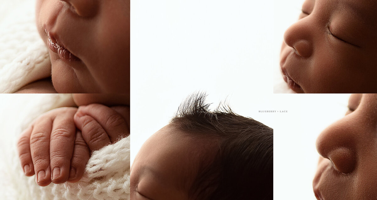 Capturing the tiniest of details of your baby in Syracuse New York studio