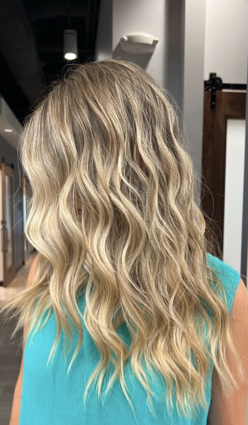 Explore the versatility of blonde NBR hair extensions. Elevate your look with precision and seamless blends.
