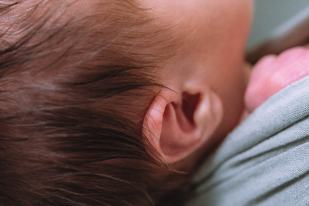 Newborn baby ears