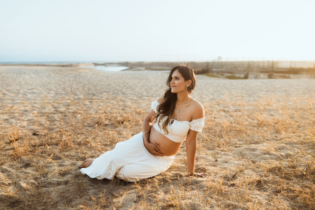 Santa Monica Beach Maternity Photography 35